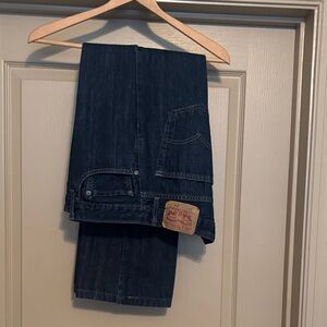 Levi's Men's Dark Blue Straight Jeans